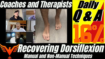 Recovering Dorsiflexion after Ankle Sprains - Manual/Non-manual - BillHartmanPT.com Q&A for The 16%