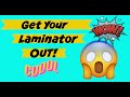 😯Get those Laminators OUT!!!!😍😊(laminate Bookmarks)