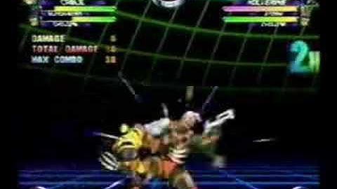 MvC2- Wolverine mixup demo