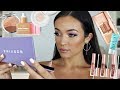 TRYING NEW HYPED UP MAKEUP! NORVINA PALETTE, BENEFIT FOUNDATION, BECCA, ETC! | Stephanie Ledda