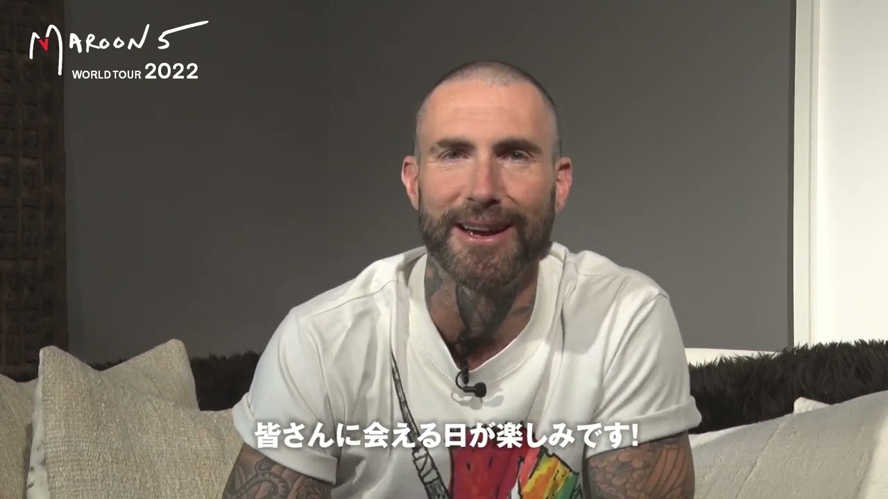 第一ネット マルーン5ワールドツアー2022 はぴだんぶいコラボTシャツ