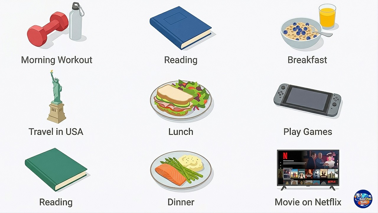 Experience a Day in the USA: English Practice for Beginners