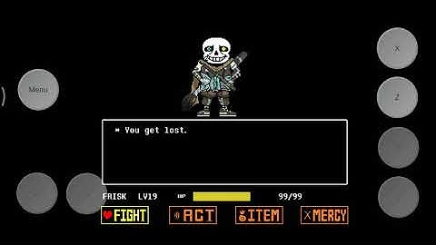 Ink sans android ( not finish )