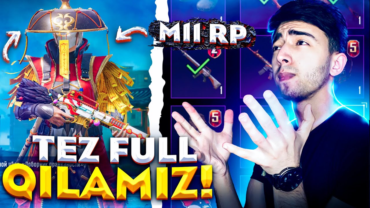 M11 SEZON RPni TEZ FUL QILISH 🔥 2-SEZON MASKASI – PUBG MOBILE!!!