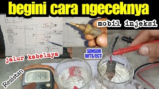 Fungsi dan cara kerja sensor WTS/ECT(sensor temperatur mesin) mobil injeksi