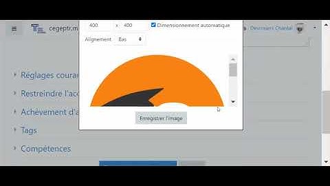 Comment ajouter une étiquette dans Moodle
