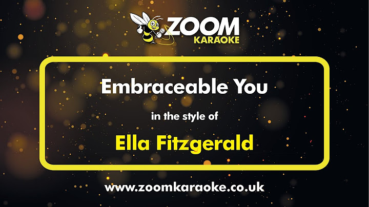 Embraceable You Karaoke version - Karaoke performance video thumbnail