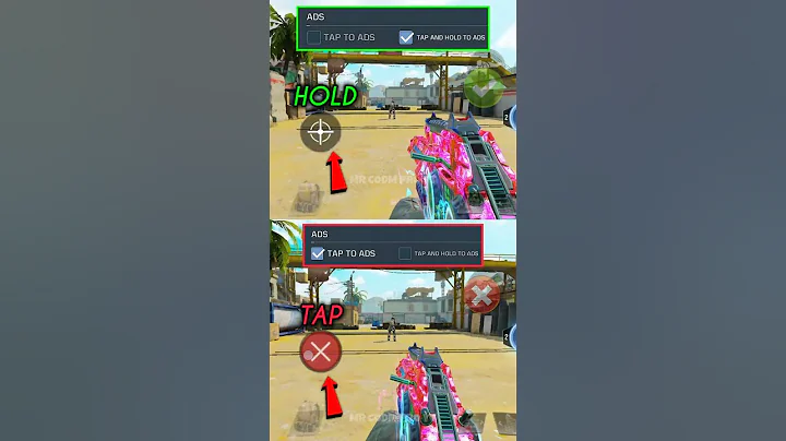 ✅ Best ADS Scope Settings in CODM BR 🔥💯 Codmobile Tips and Tricks #shorts #codmbr #codmiphone #cod