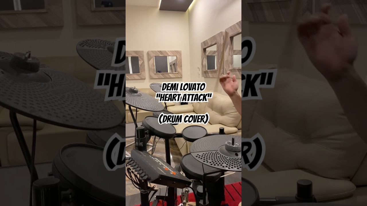 Heart Attack - Demi Lovato | Drum Cover #drums #drumcover - YouTube