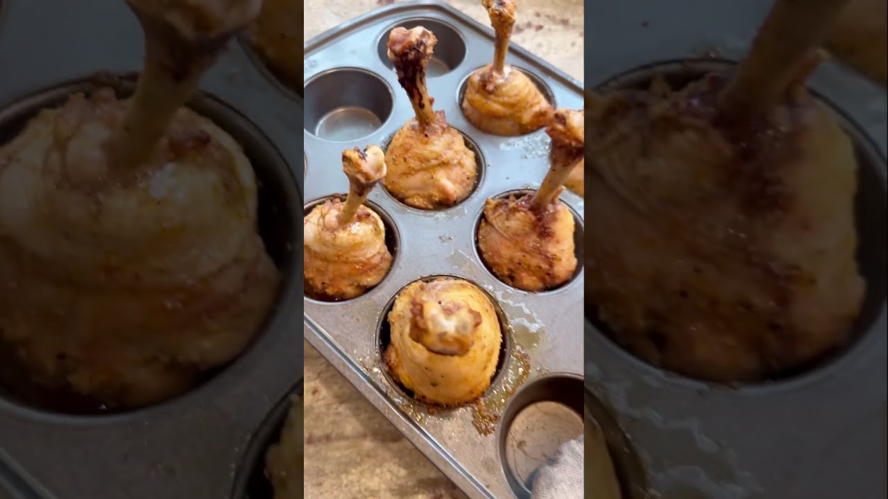 Запеченные в духовке куриные леденцы 