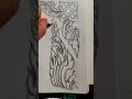 Cambodia Style Temple Drawing Design 2 #thaitemple #khmertemple #drawingshorts