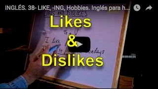 INGLÉS. 38- LIKES & DISLIKES, Hobbies. Inglés para hablantes de español. Tutorial