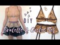 Valentine's DIY Lace Bralette & Garter Belt