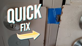 Security Door not locking Try this quick fix 👀