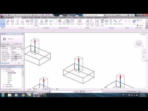Hướng Dẫn Học Revit Structure Bài 1 - youtube