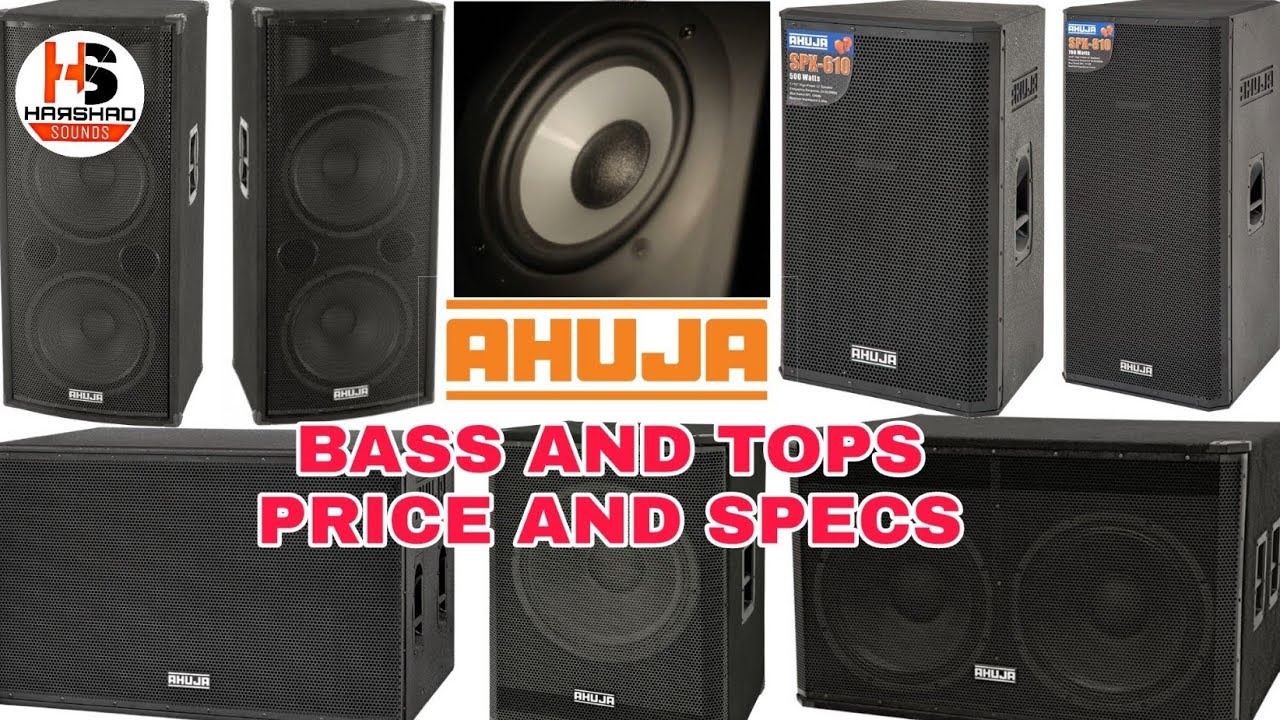 ahuja dj box 18 inch price