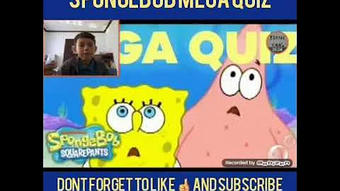 Spongebob mega quiz