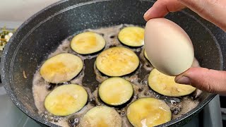 If you have eggplants and eggs: Dinner in just 10 minutes!