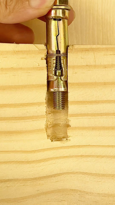 Installation and removal of anchor bolts. #short #diy