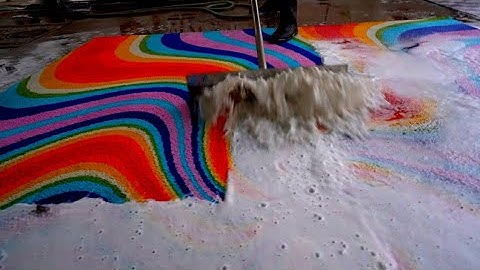 Plain Rug Foam Scrape Compilation #4 || OddlySatisfying Video