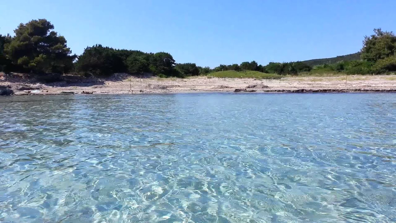 Ilovik island, Parzine beach - YouTube