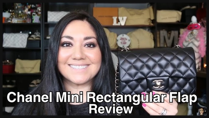 Closer Look !  Chanel Iridescent Green Mini Flap 22A + Mod Shots 