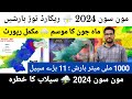 Monsoon 2024 update  june weather outlook pakistan  weather report today pre monsoon karachi rain