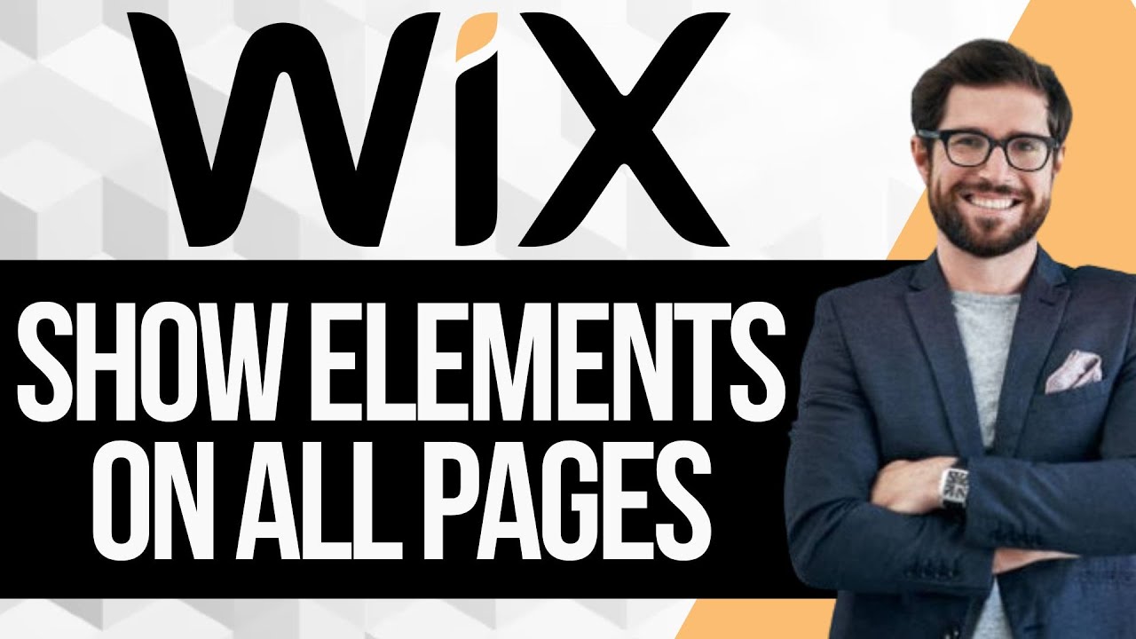 How to Show Elements on All Pages in Wix - YouTube