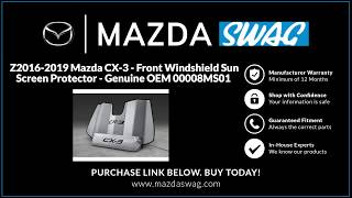 00008MS01 - 2016-2021 Mazda CX-3 - Front Windshield Sun Screen