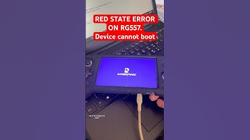 Rg557 red state error with bootloop #rg557 #gaming #bootloop #anbernic #redstate