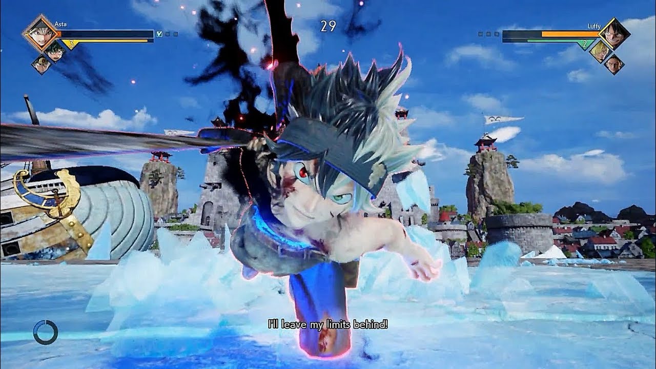 Asta Vs Zoro (Black Clover Vs One Piece) Jump Force Gameplay
