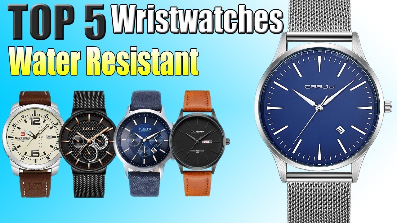 Top 5 water resistant 3 & 5 bar best watch 2018 new collection YouTube