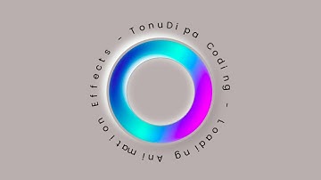 Gradient Loading Animation Effects CSS & JS @TonuDipaCoding