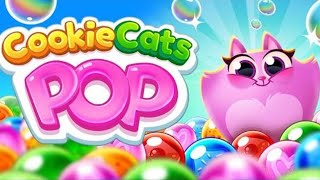 Cookie Cats Pop from level 1 to level 5 - Cats Bubble Shooter games screenshot 5