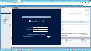 Installation of window server 2012 on Vmware ESXI 6.7