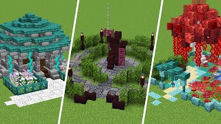 Minecraft Garden Ideas for 1.16 | Nether Update