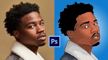 How to Cartoon your Picture in Photoshop using mouse