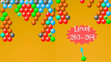 New Bubble Shooter Game Play Level 263-264 Game Play Bubble Shooter Android #youtube