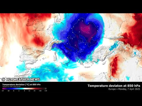 Arctic blast into Eastern Europe and the Balkans with High Risk of ...