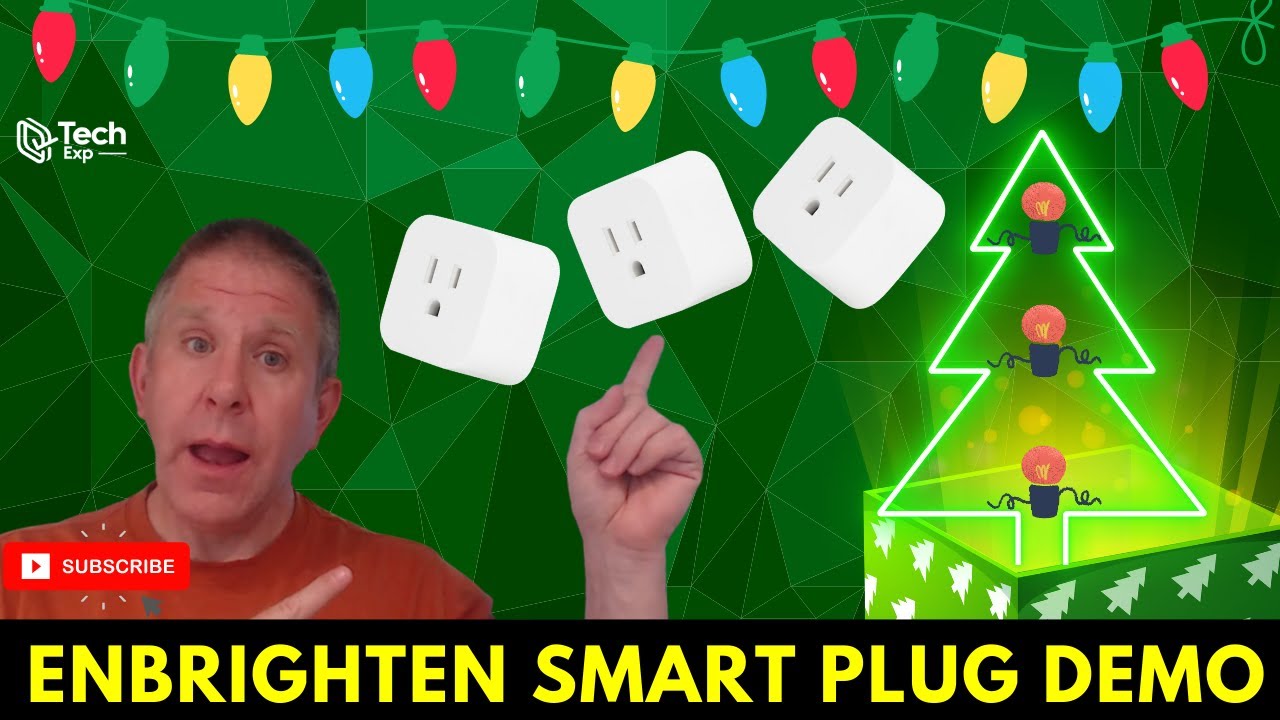 Enbrighten Wi-Fi Smart Plug, 51512, White, 2 Count