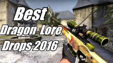 CS:GO - Best AWP DRAGON LORE drops 2016