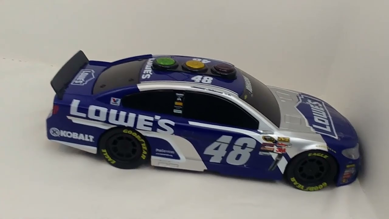 Toy State Electronic Car Lowe's Jimmie Johnson Chevrolet SS YouTube