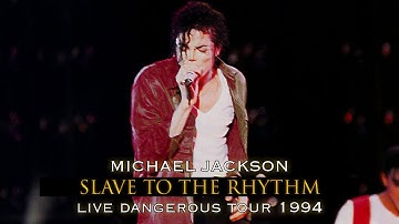 Michael Jackson - Slave To The Rhythm (Live Dangerous Tour 1994 Edit) | Recharged
