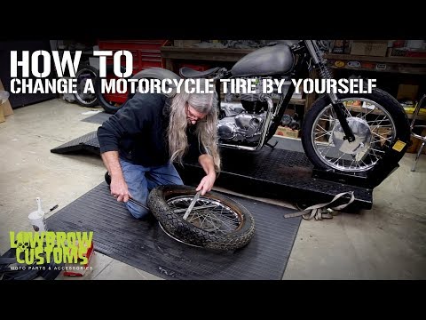 How To Change a Motorcycle Tire By Yourself