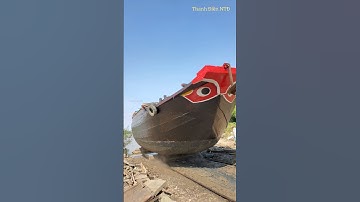 🔴HẠ THỦY GHE TÀU TỔNG HỢP #shorts