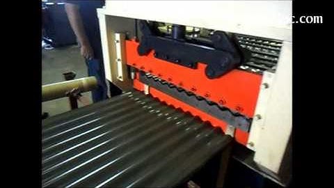 Máy cán tôn sóng tròn - Roofing roll forming machine - Cơ khí Vĩnh Lộc