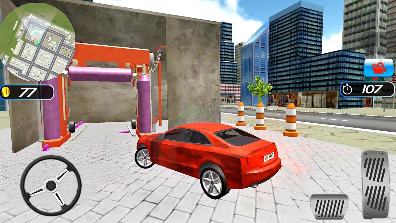 Indian Smart Car Wash Driving Simulator - Android Gameplay FHD