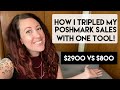 How I Tripled My Poshmark Sales In One Week!! $800 VS $2,900 Using One Trick!