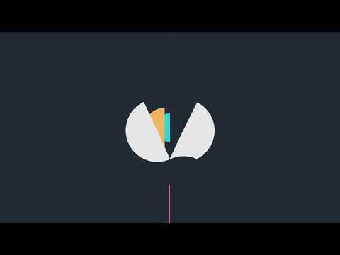 Circle split Timer 5 seconds countdown Intro Video in PowerPoint - multiple shaped objects animation