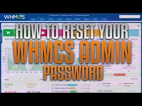 How To Reset Your WHMCS Admin Password